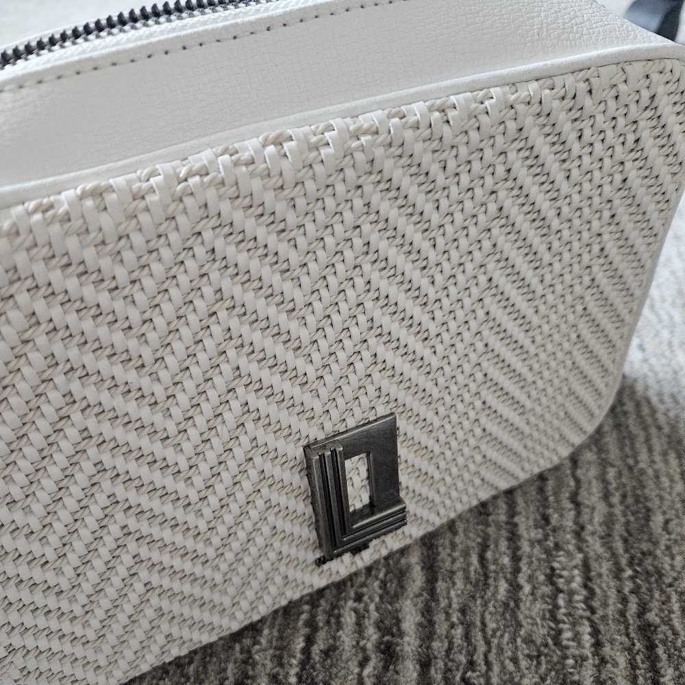 Karl Lagerfeld White Woven Women's Bag